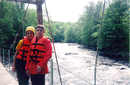 Rachel & Paul overlooking Boy Scout Rapids